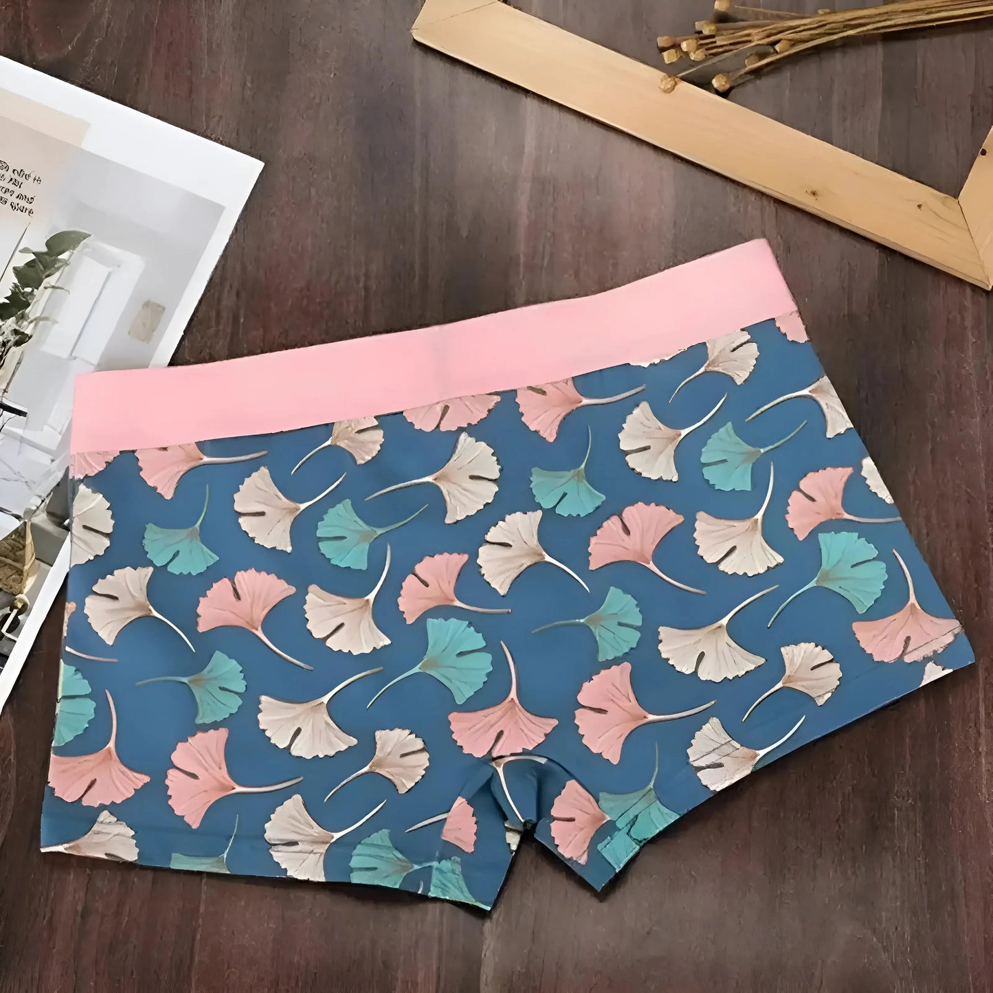 4 Pack of Men's Boxer Shorts in Pastel Patterns