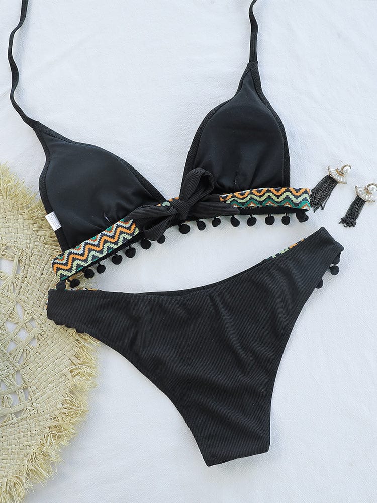 Bikini mit dekorativen Fransen