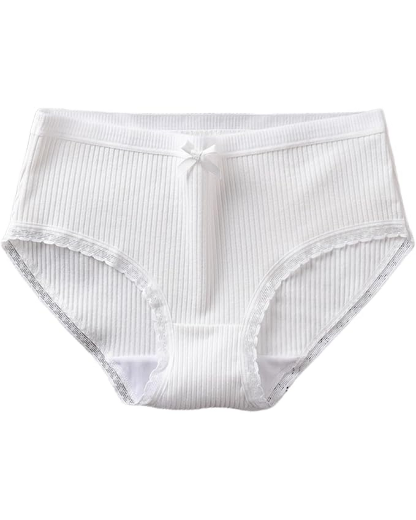 Bequeme gestreifte Slips mit Spitze