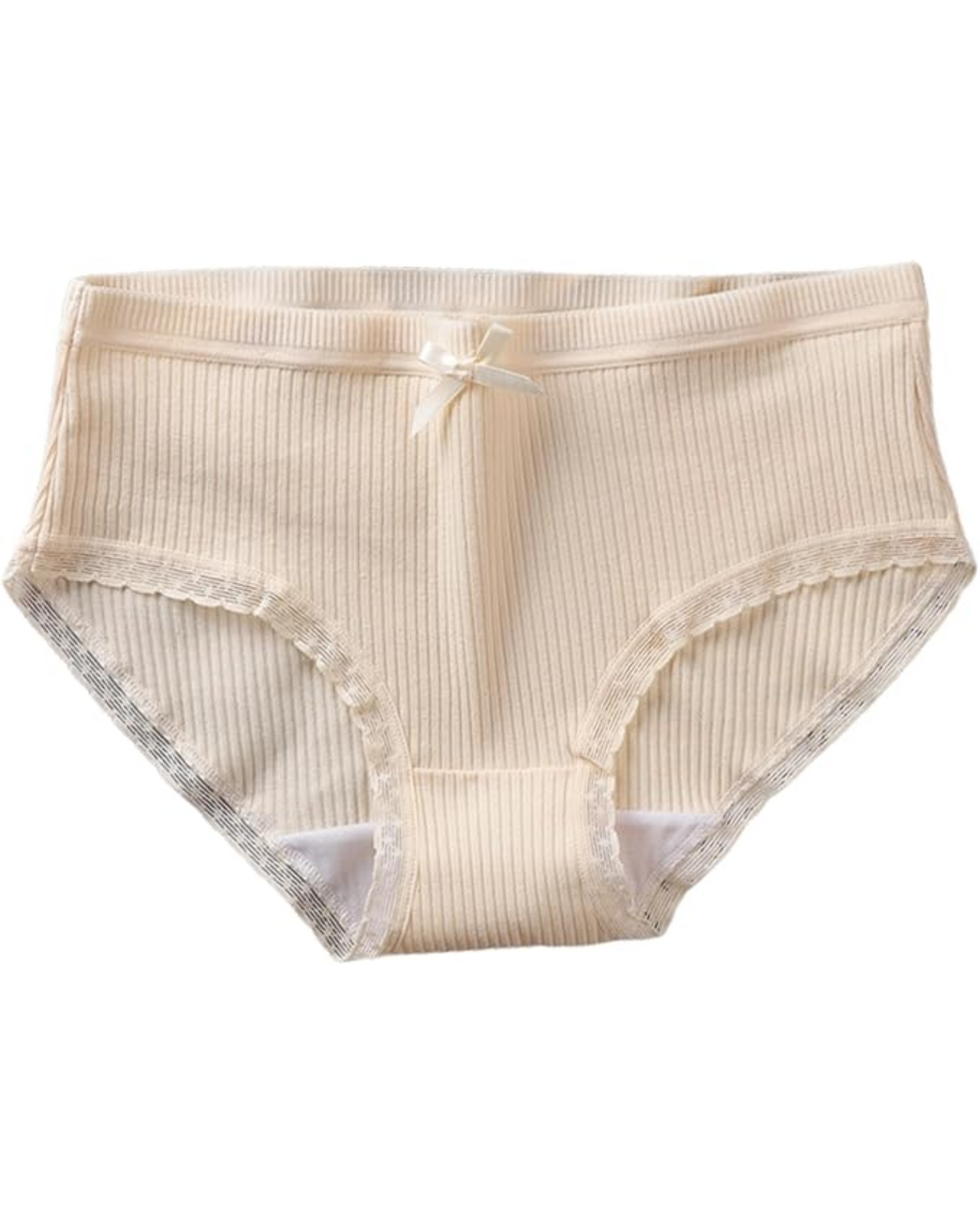 Bequeme gestreifte Slips mit Spitze