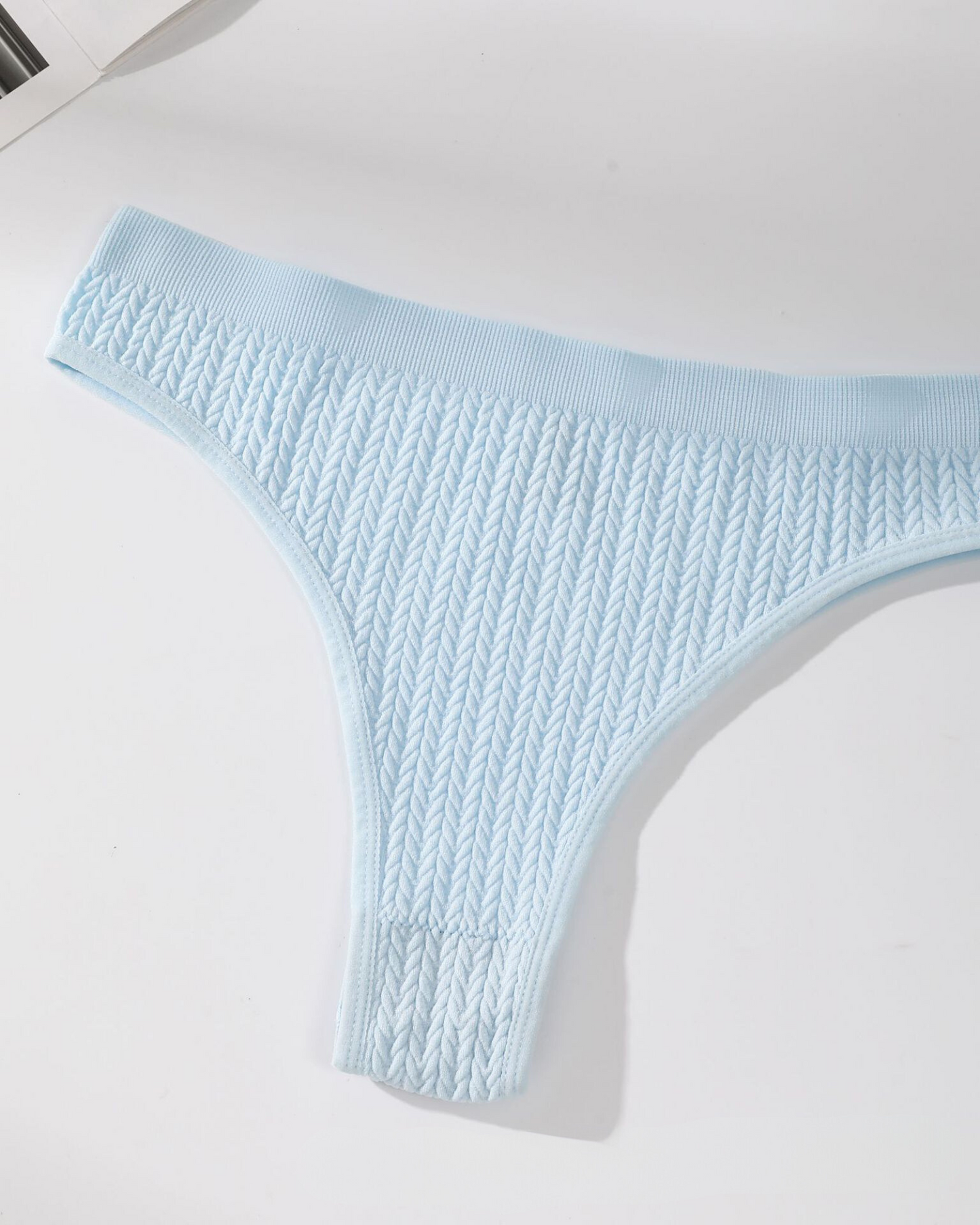 Bequeme Unterwäsche-Set aus strukturiertem Material