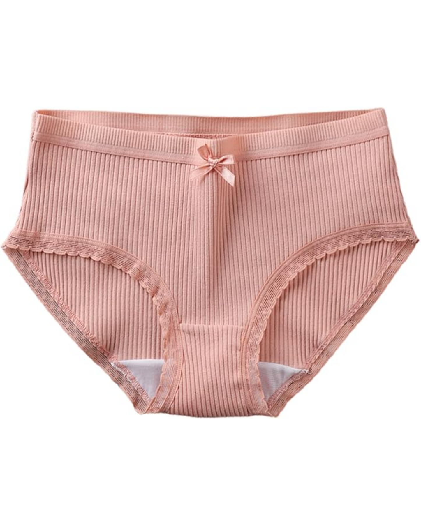 Bequeme gestreifte Slips mit Spitze