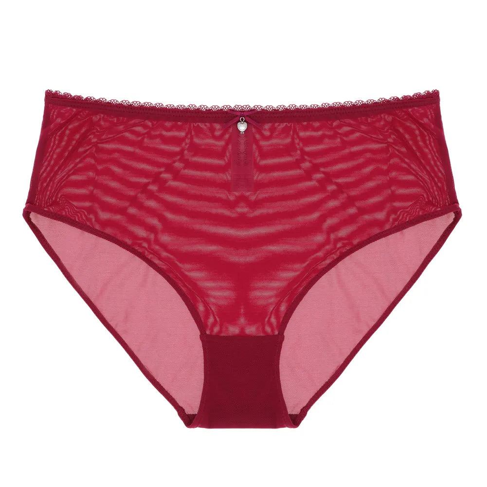 Hochgeschnittene Slips, die den Bauch formen