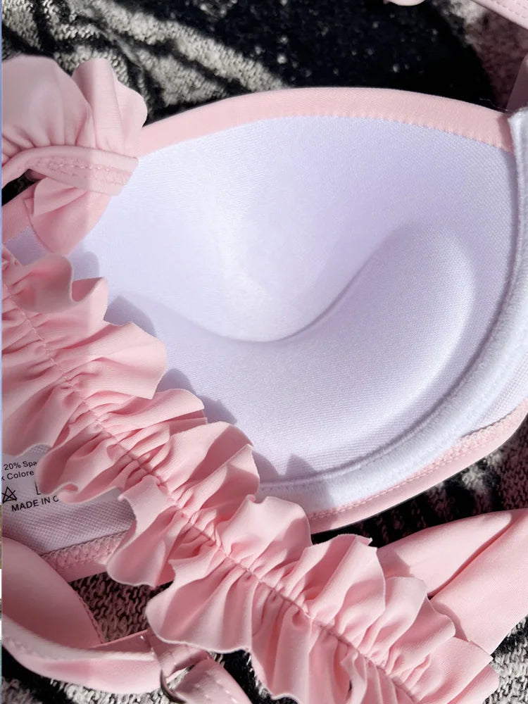 Zweiteiliger Push-up-Badeanzug