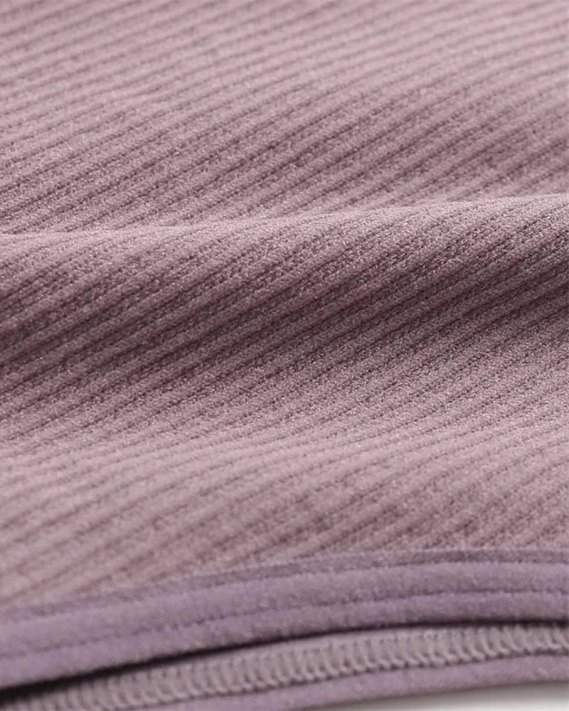 Bequeme Unterwäsche-Set aus geripptem Material