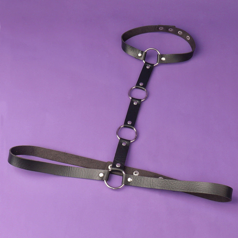 Brustgeschirr mit Metallringen