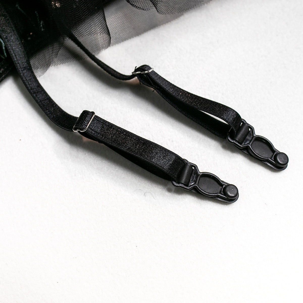 Latexbody mit Strumpfhalter
