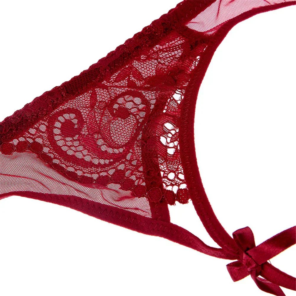 Strumpfhalter mit dekorativer Spitze