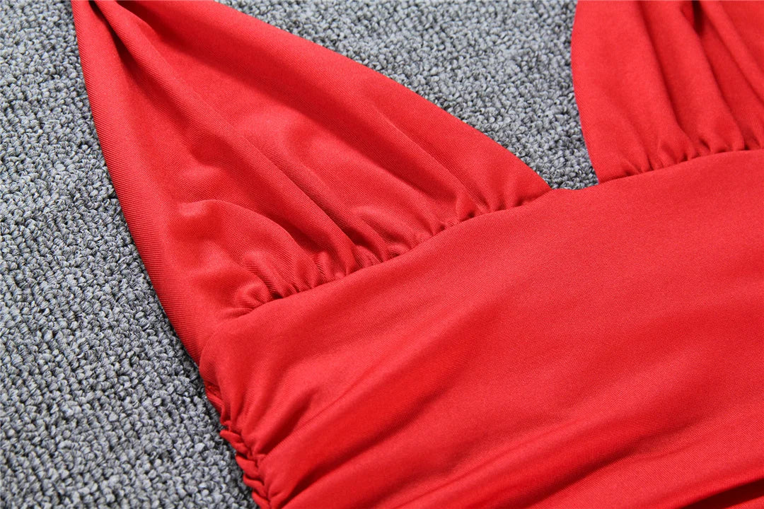 Strandkleid mit Nackenband