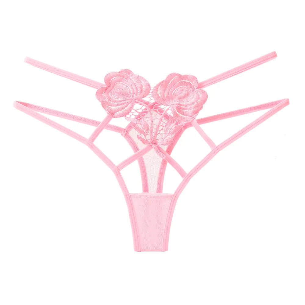 String mit dekorativen Rosen vorne