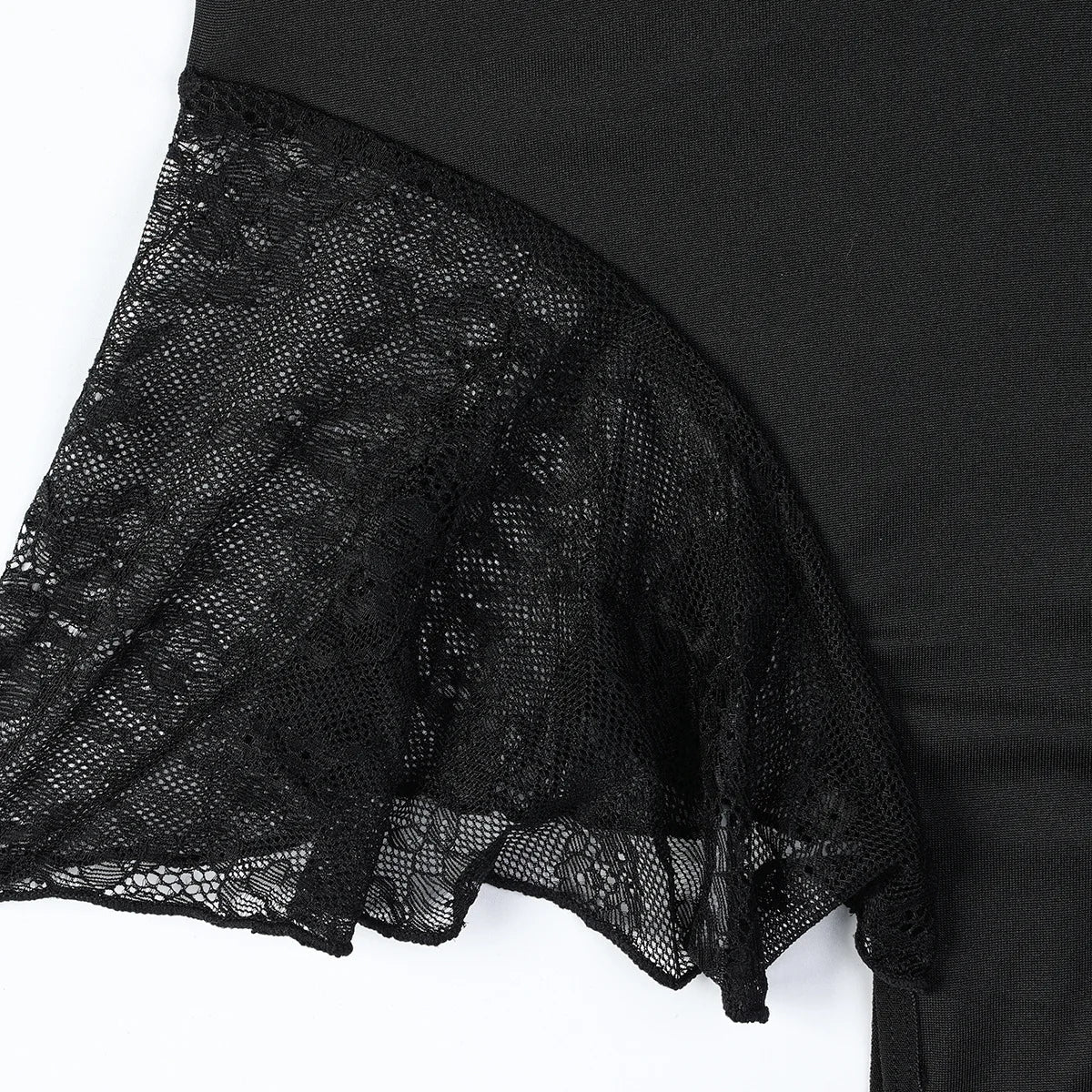 Body mit tiefem V-Ausschnitt und Zirkonia