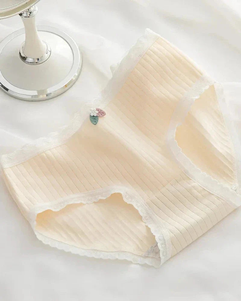 Bequeme Slips mit dekorativer Spitze