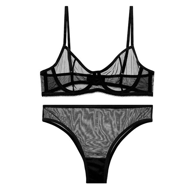 Sexy Wäsche-Set aus zartem Netz