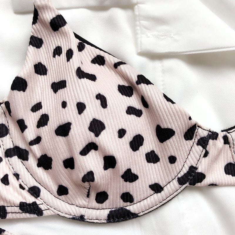Bikini mit verstärkten Trägern und verstellbaren Trägern