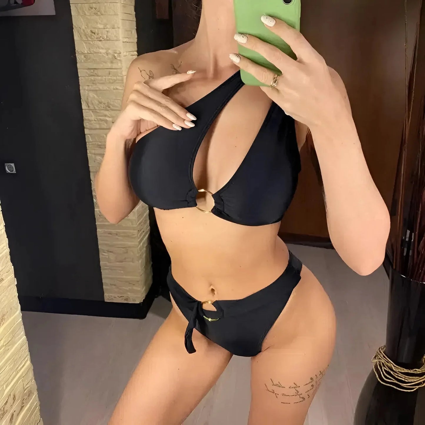 Asymmetrical Two-Piece Bikini Set