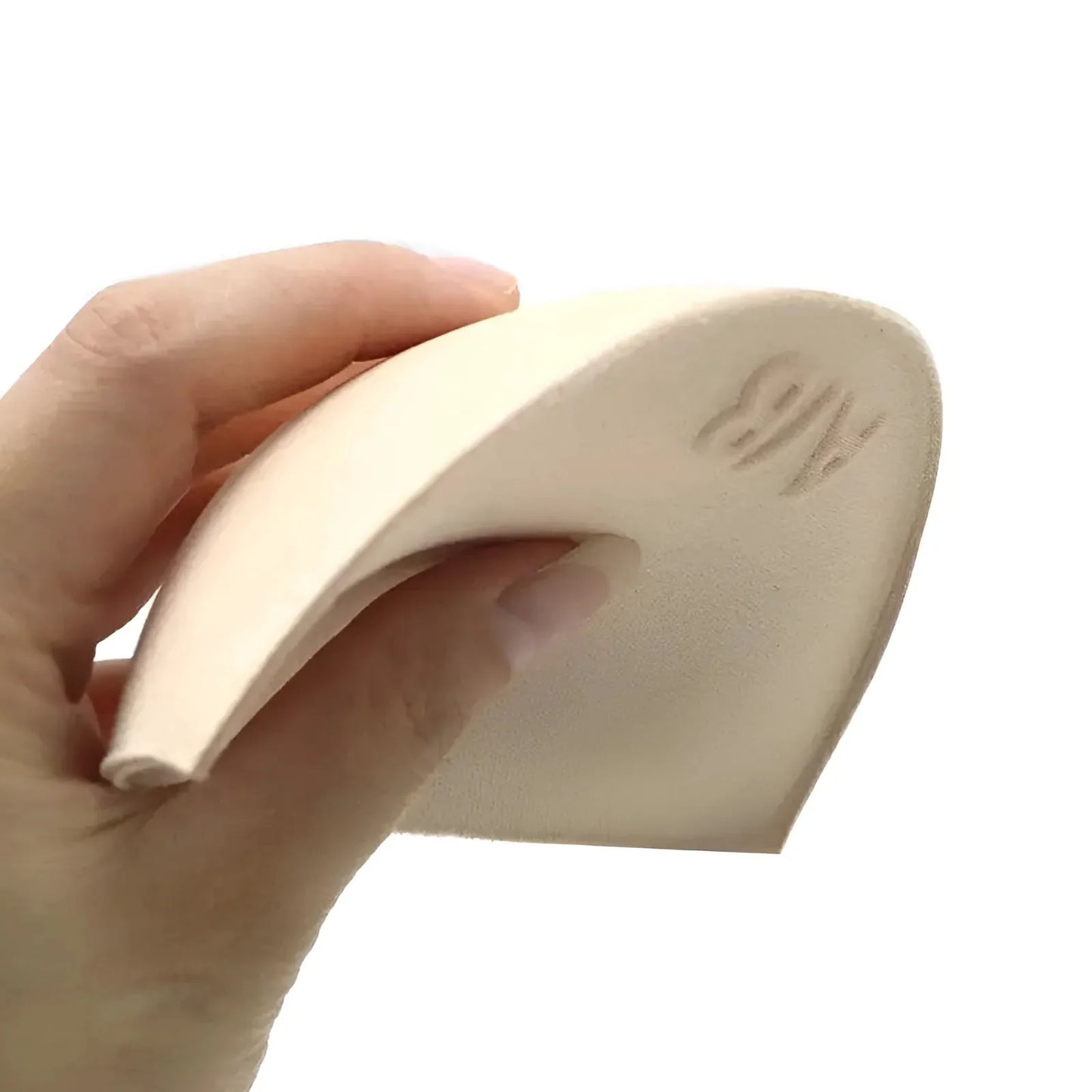 Beige Fabric Bra Inserts