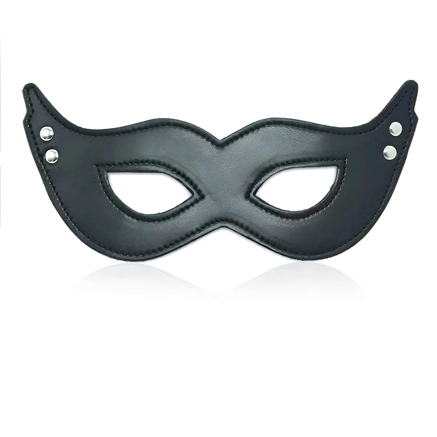 Black Simple Leather Mask