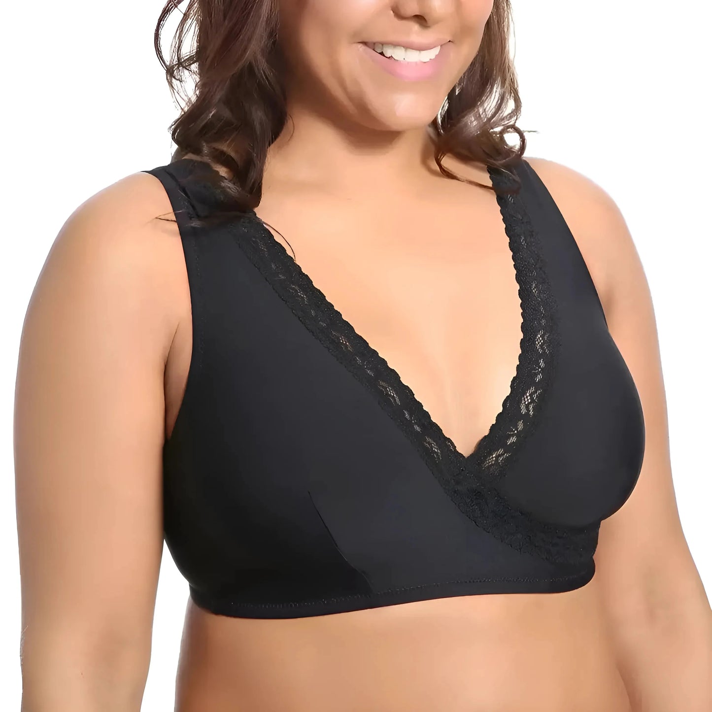 Black Soft Bra in Larger Sizes