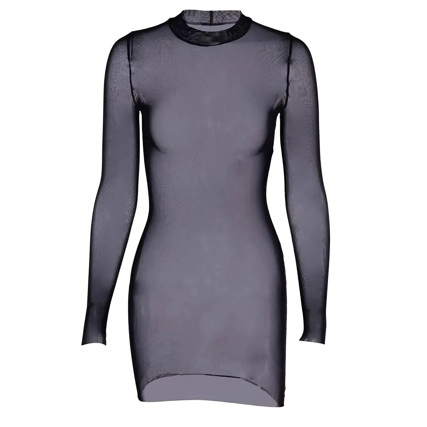 Black Transparent Nightdress