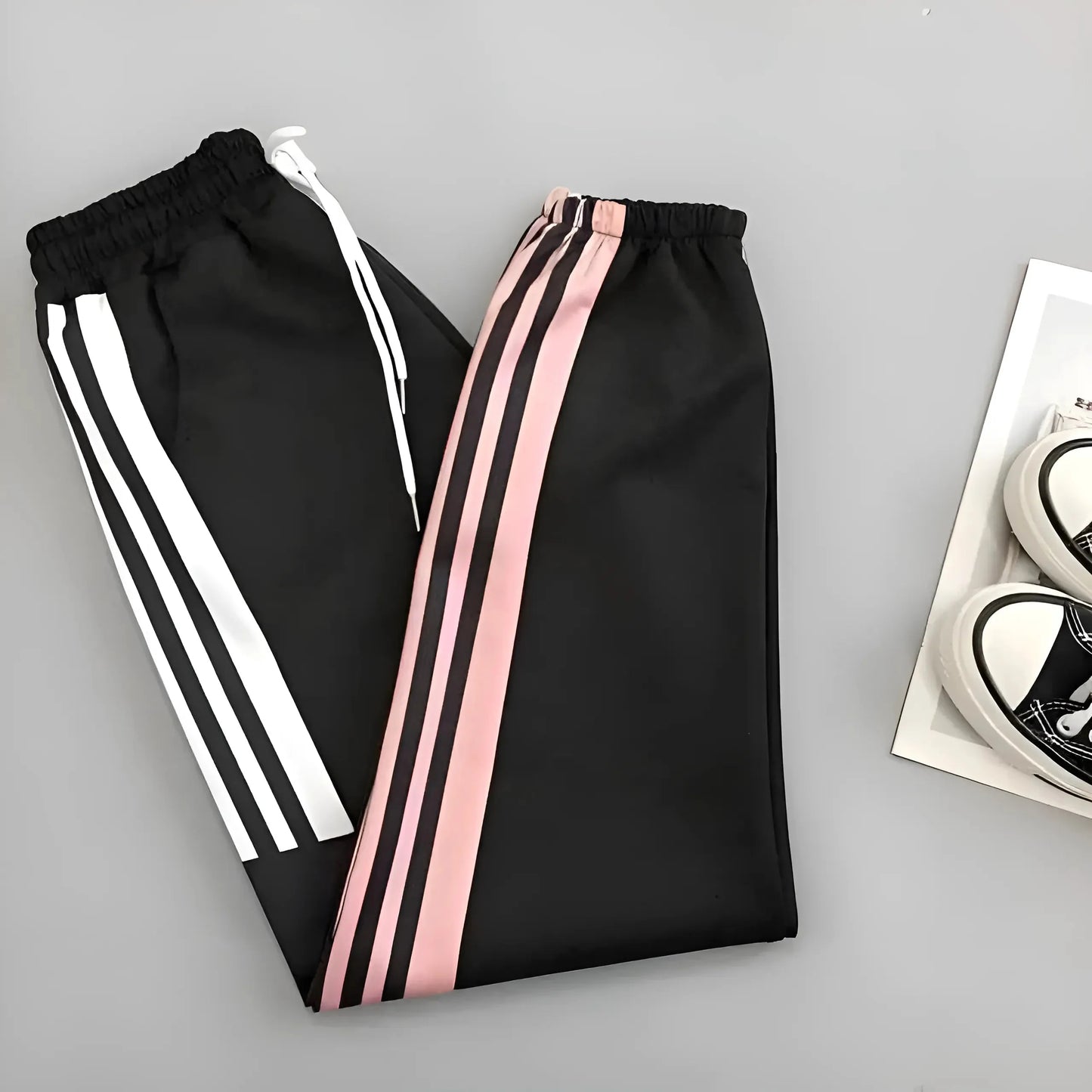Black4 Universal Striped Trousers