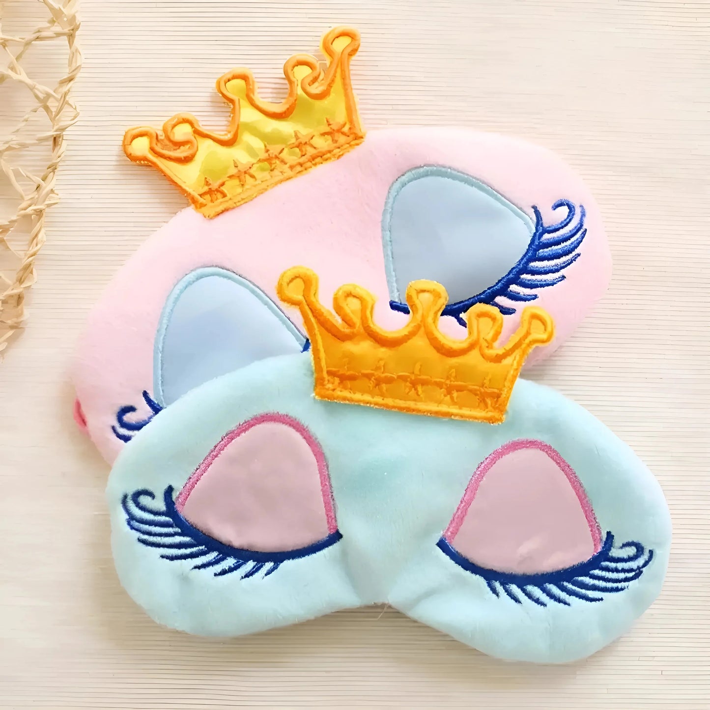 Blue Crown Sleep Mask