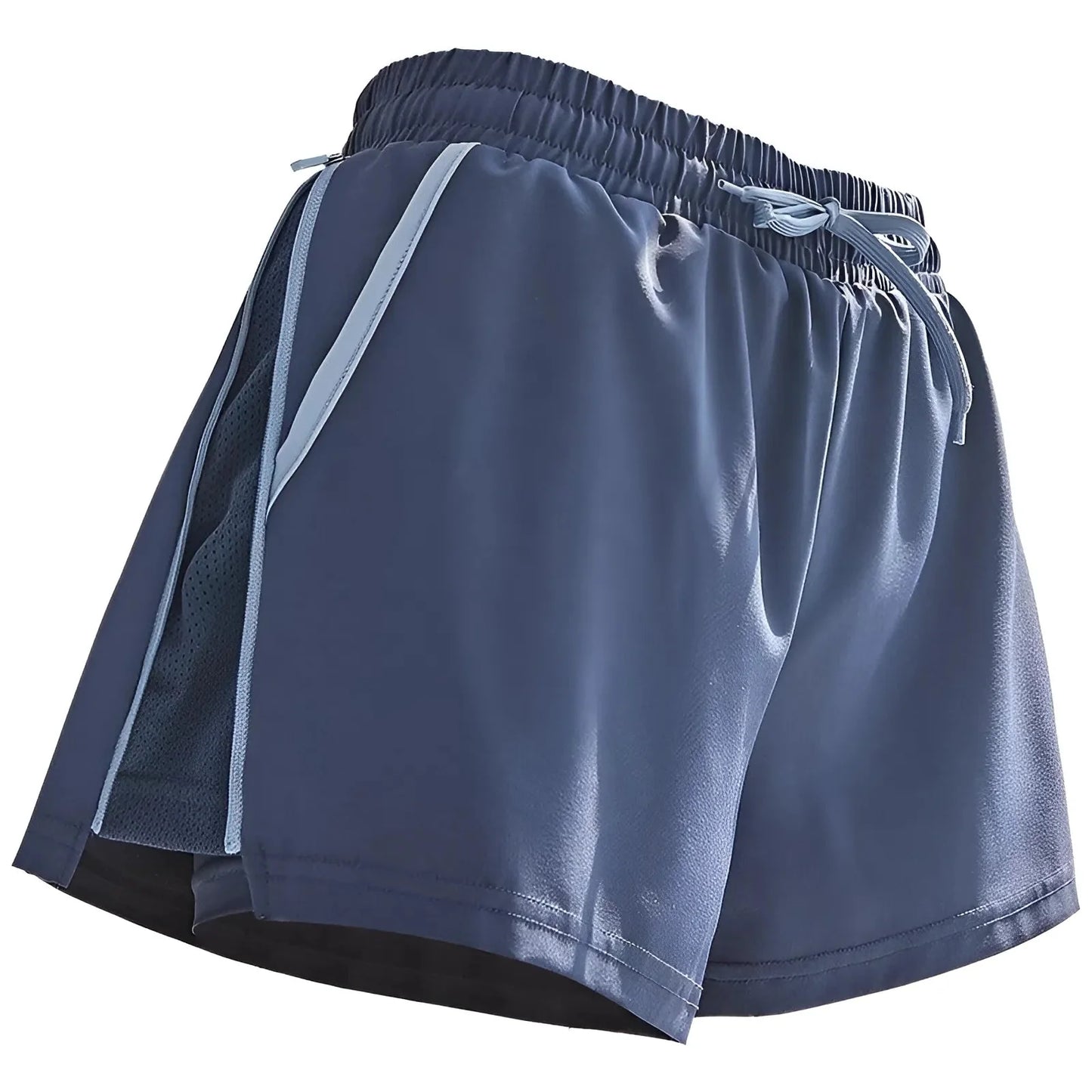 Blue Loose Sports Shorts