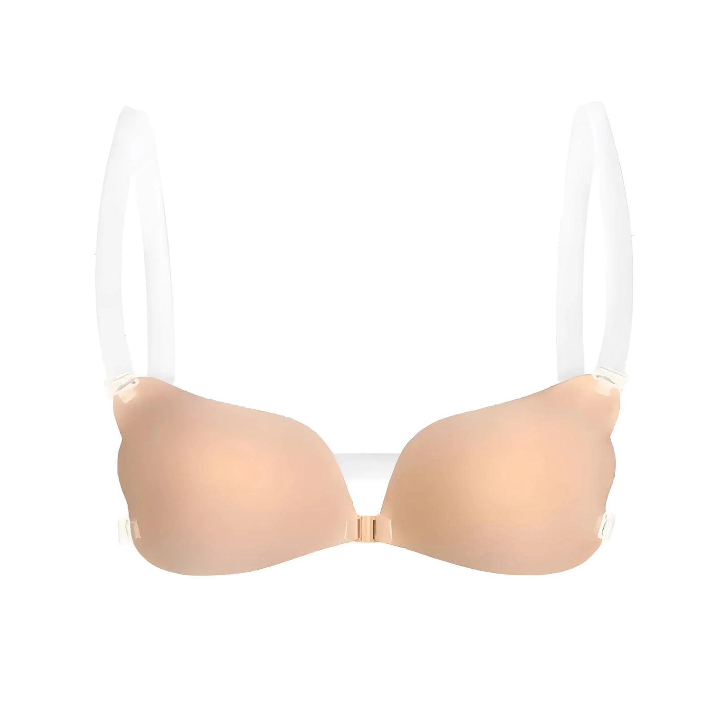 Cut-Out Bra with Transparent Straps
