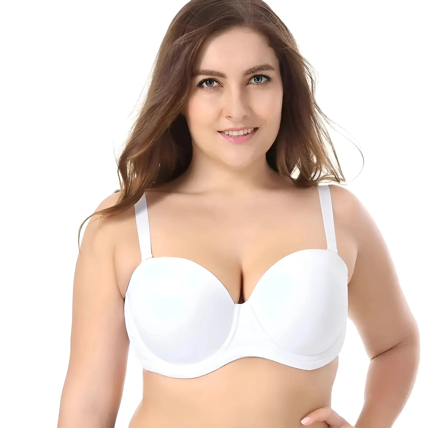 Detachable Strap Bra in Plus Sizes