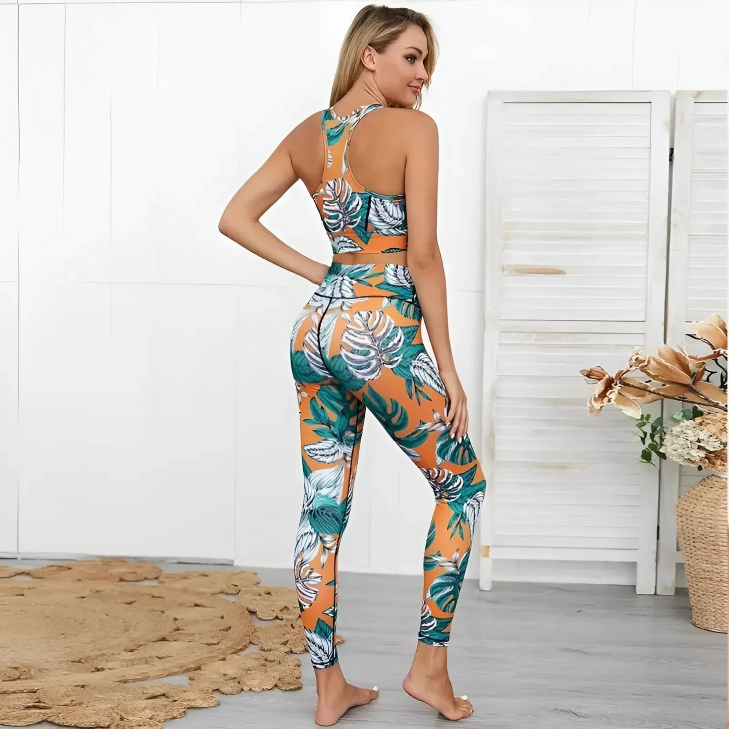 Floral Print Sports Set
