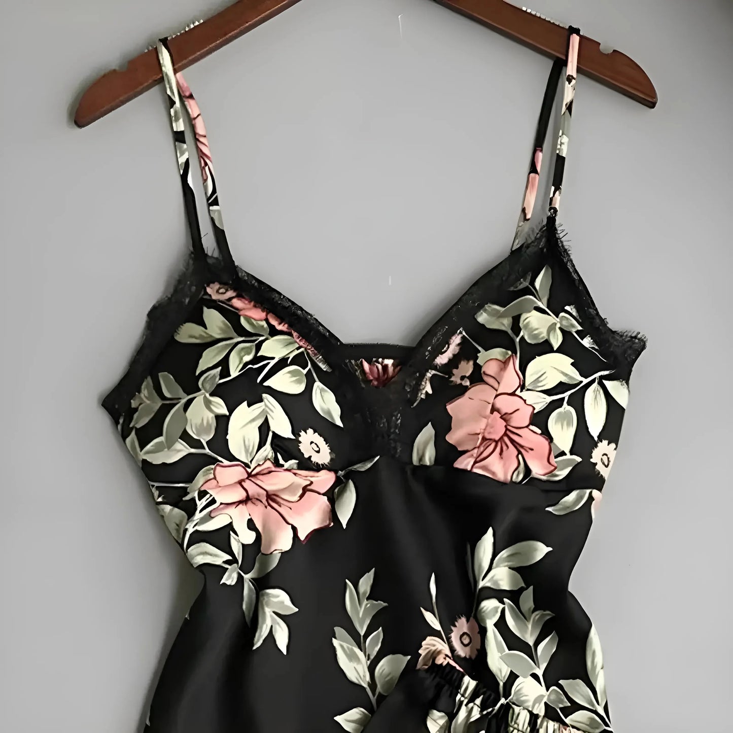 Floral Pyjama Set with Top and Shorts