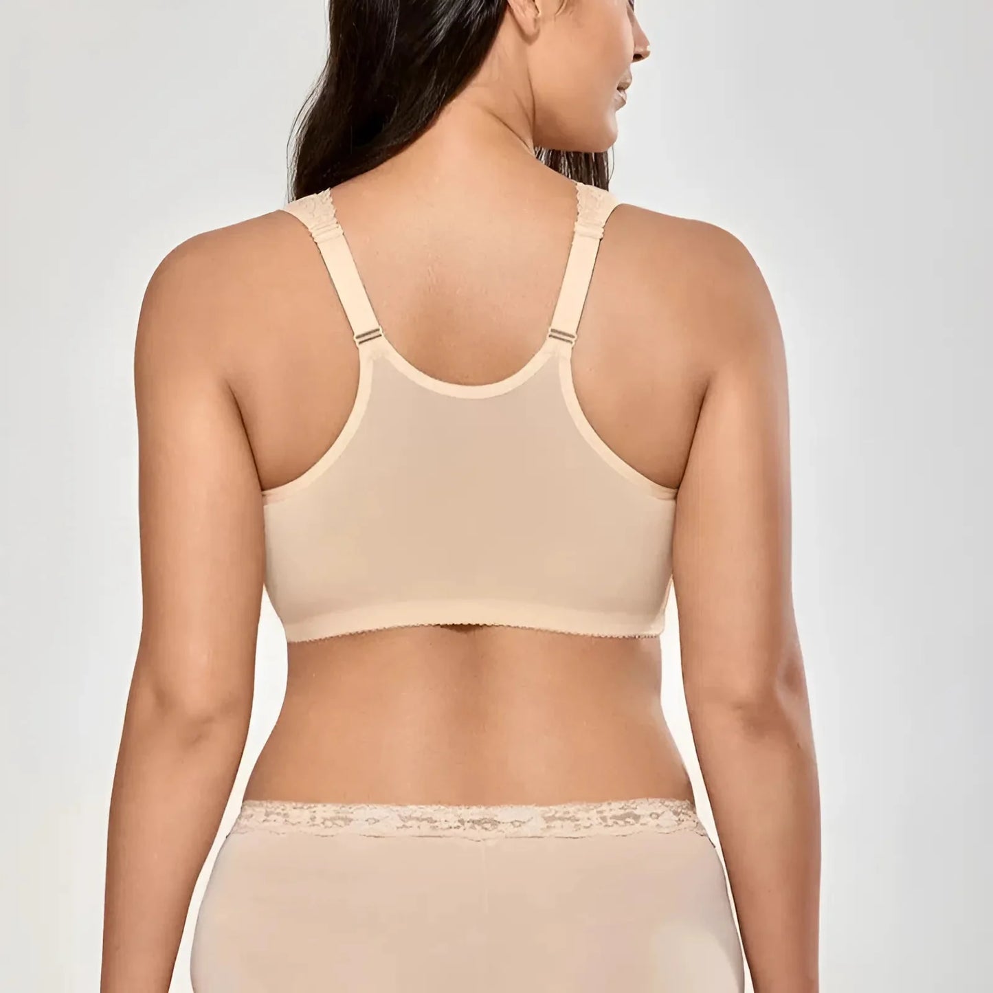 Front Fastening Lace Bra in Larger Sizes
