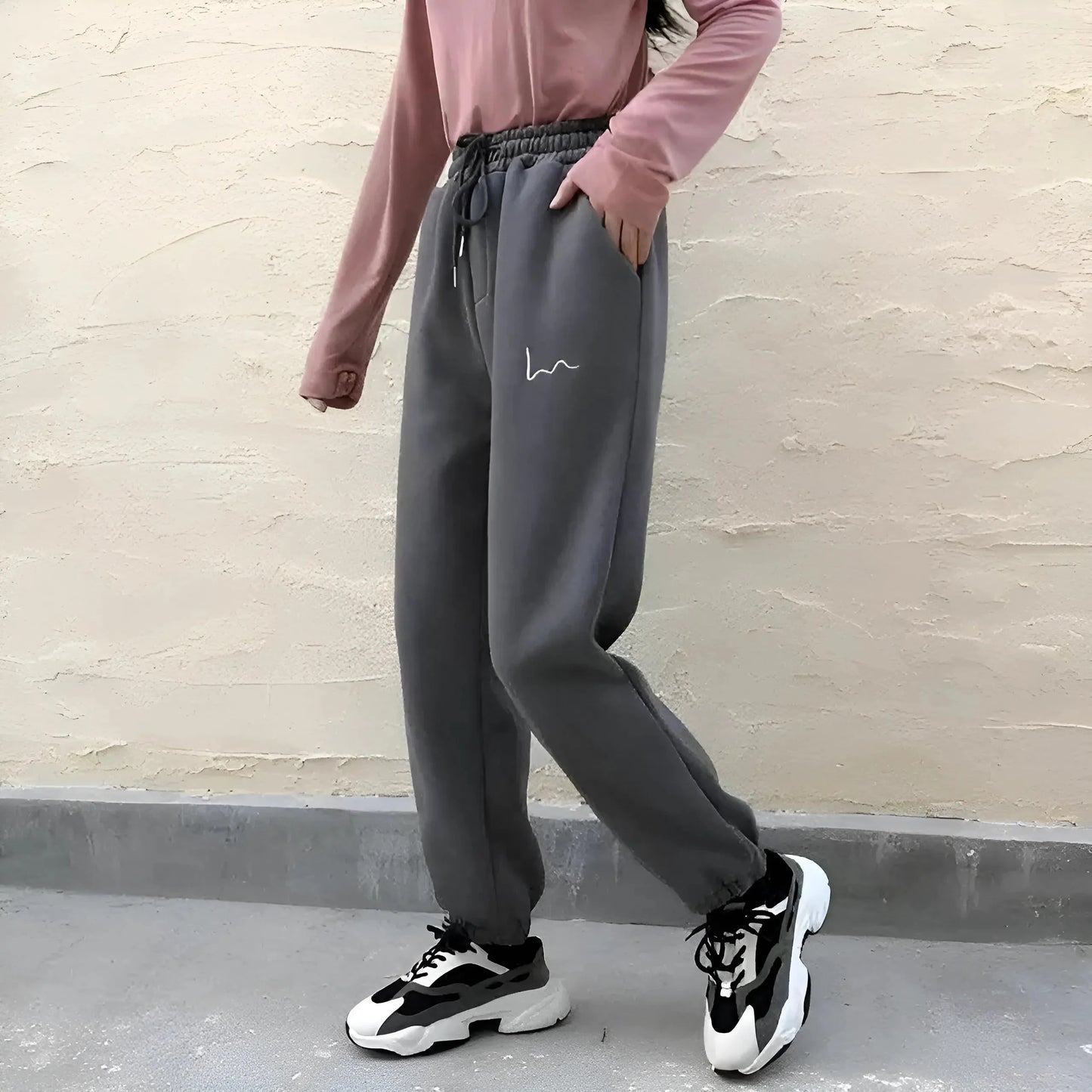Grey Simple Sweatpants