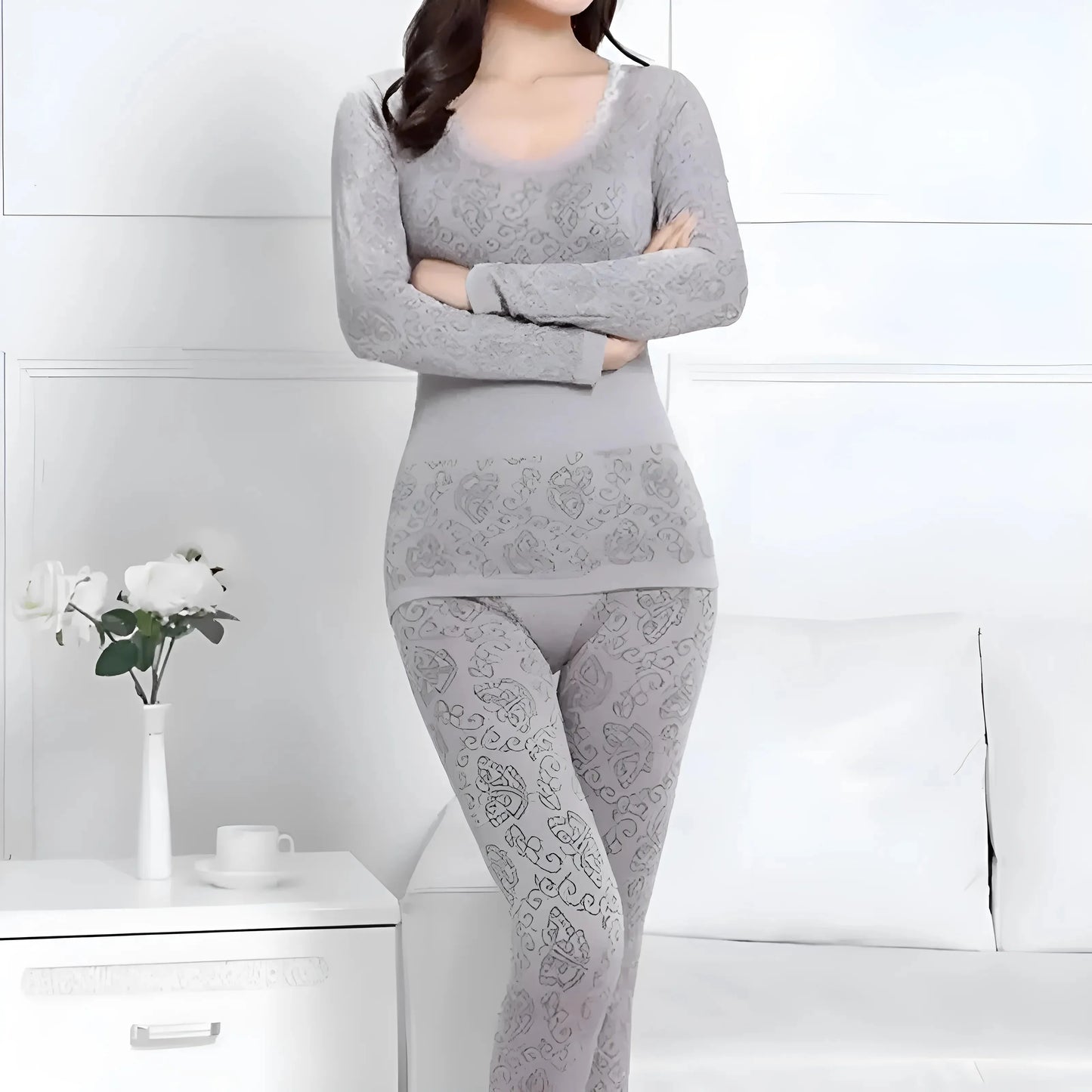 Grey Universal Thermal Underwear