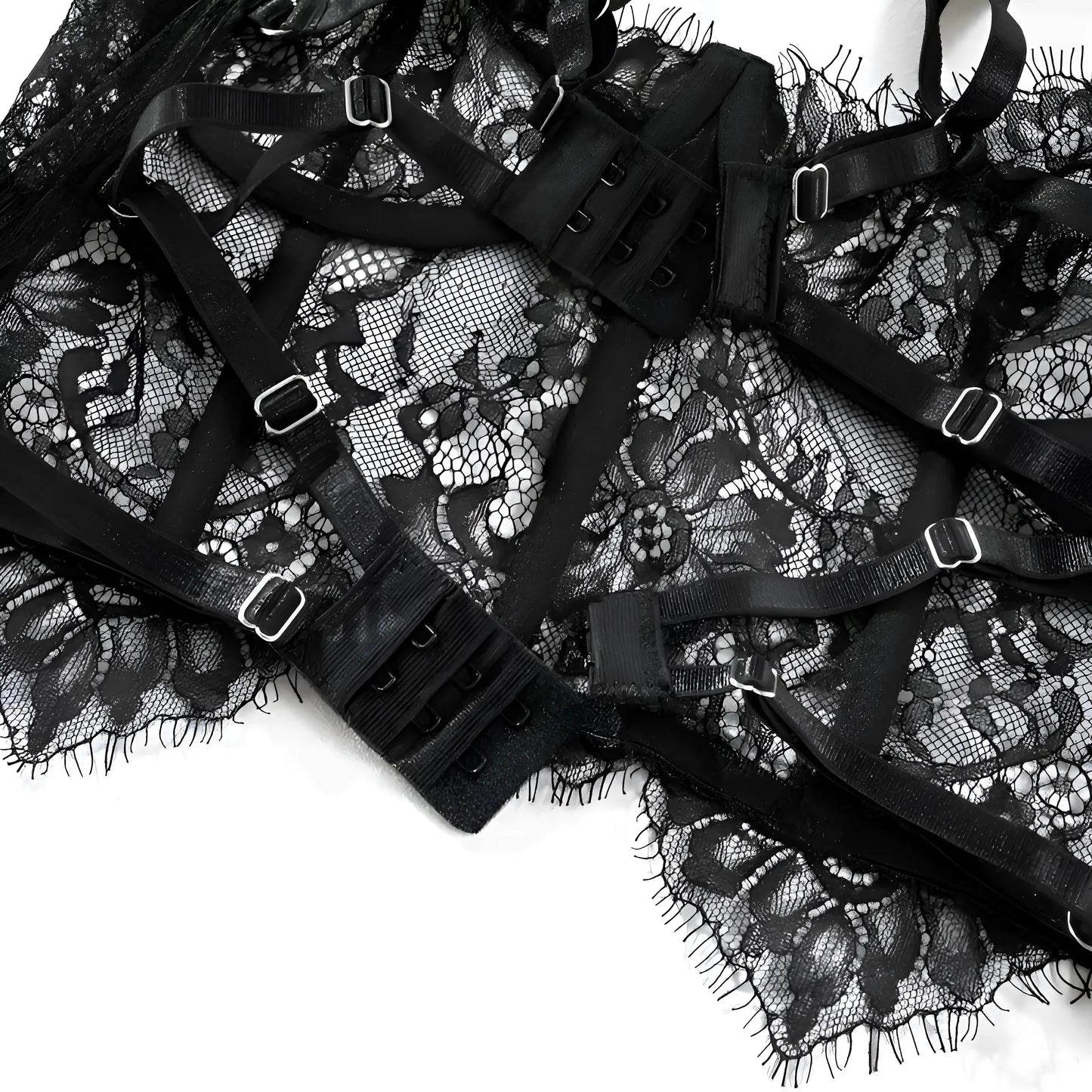 Lace Lingerie Set with Adjustable Straps