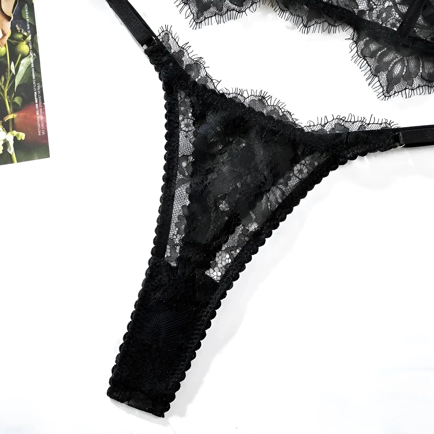Lace Lingerie Set with Adjustable Straps