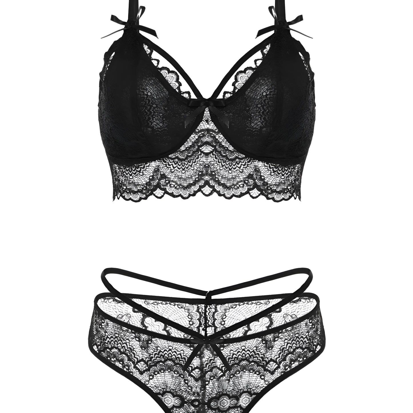 Lace Lingerie Set with Bralette