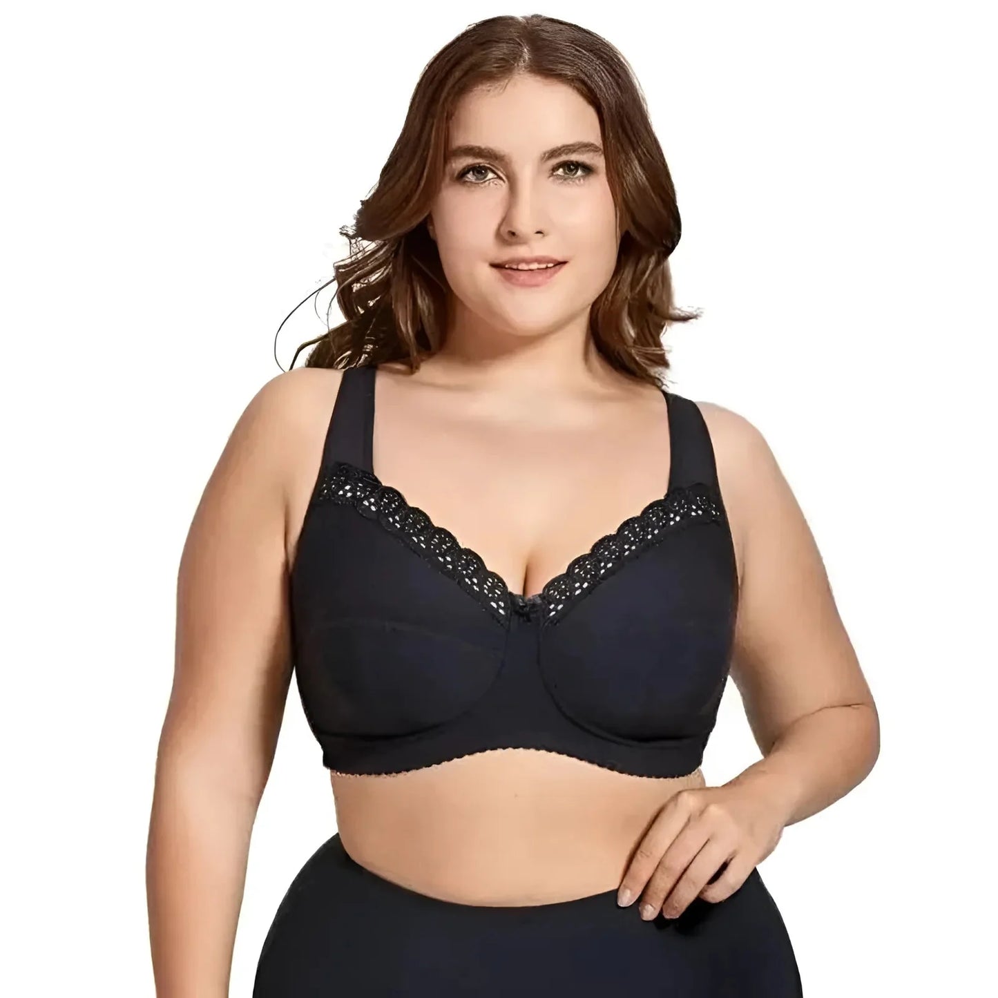 Lace Nursing Bra in Plus Sizes