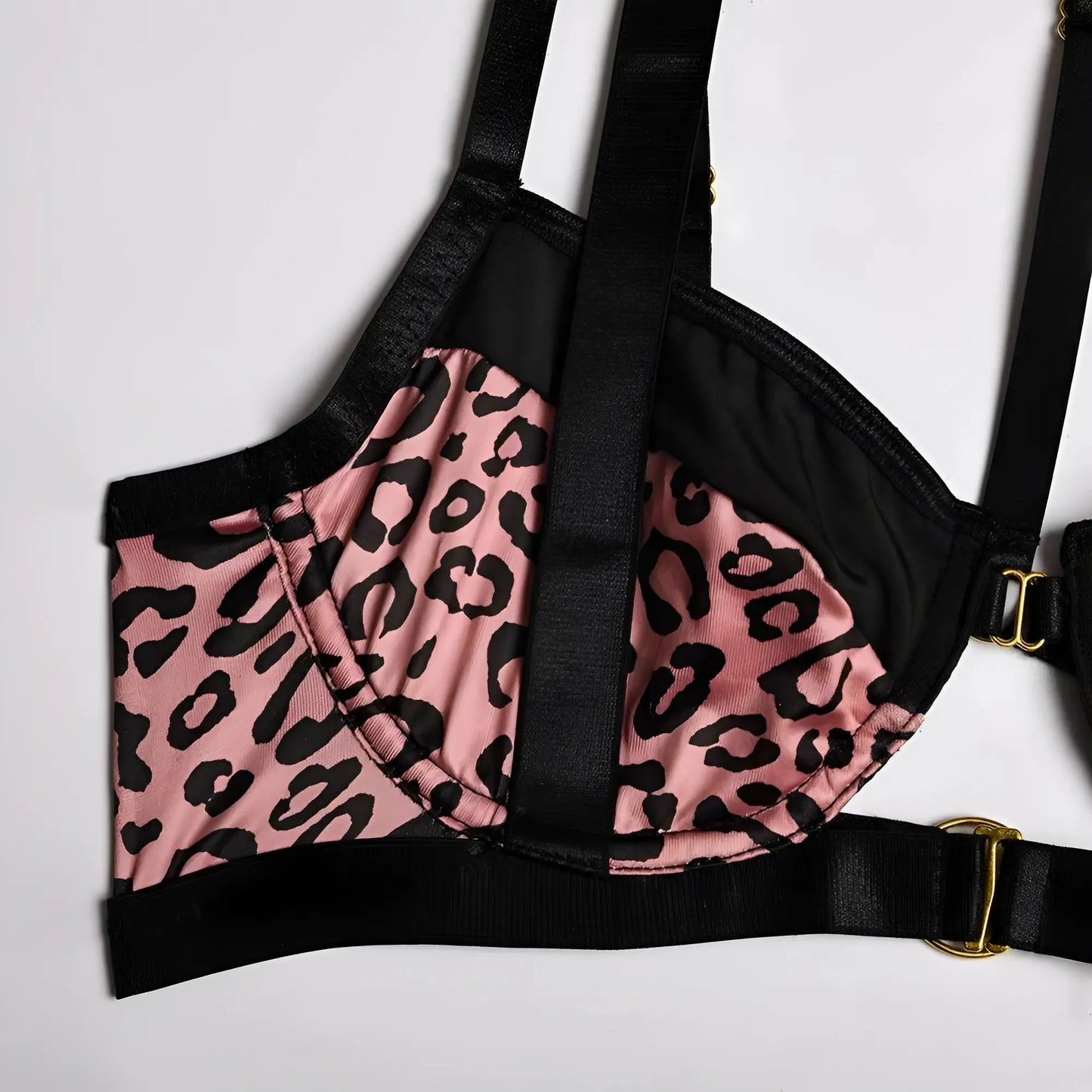 Leopard Print Lingerie Set