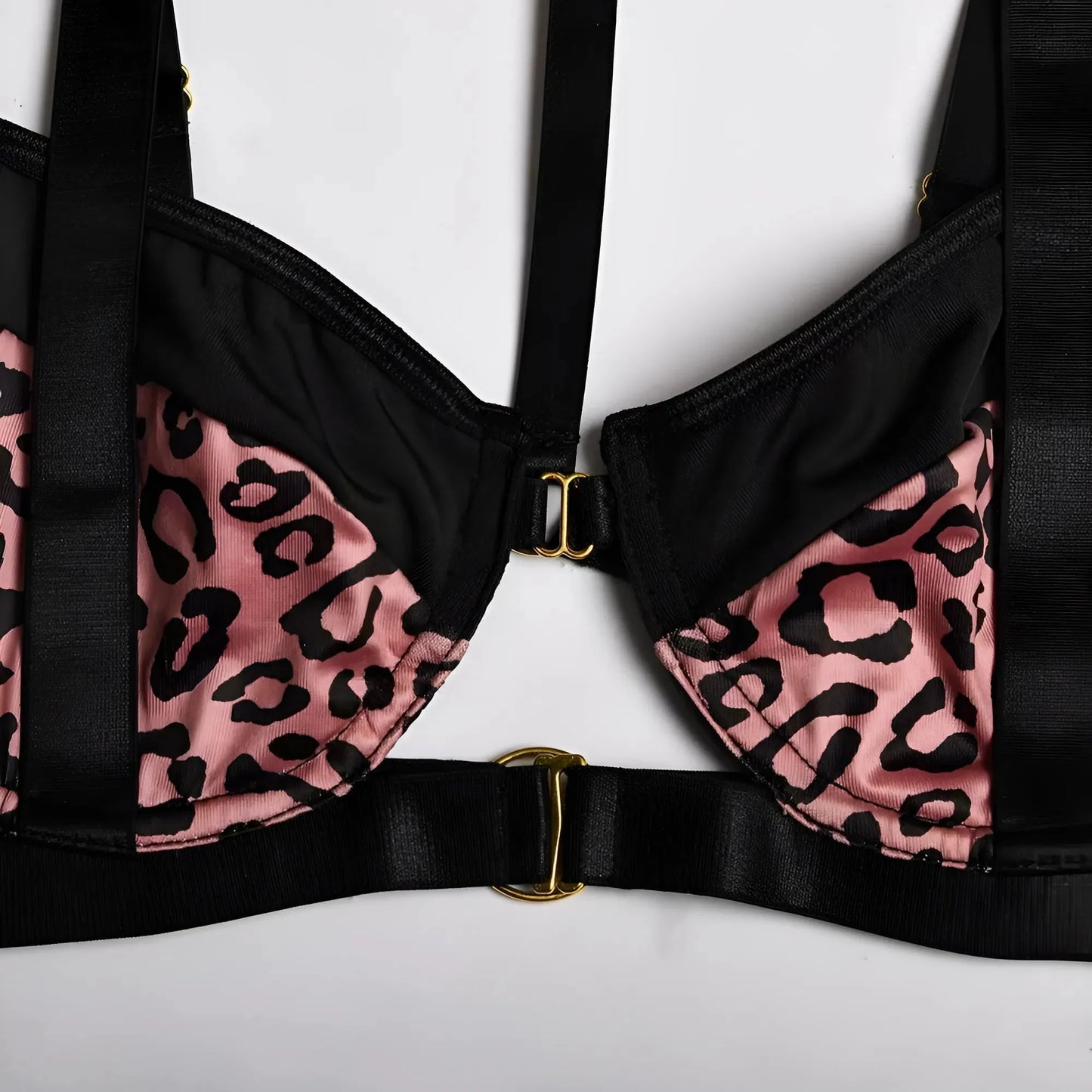 Leopard Print Lingerie Set