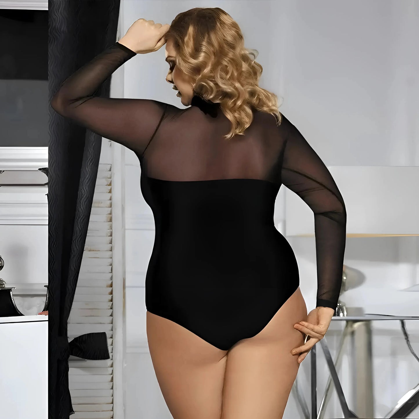 Long Sleeve Crochet Tops in Plus Sizes