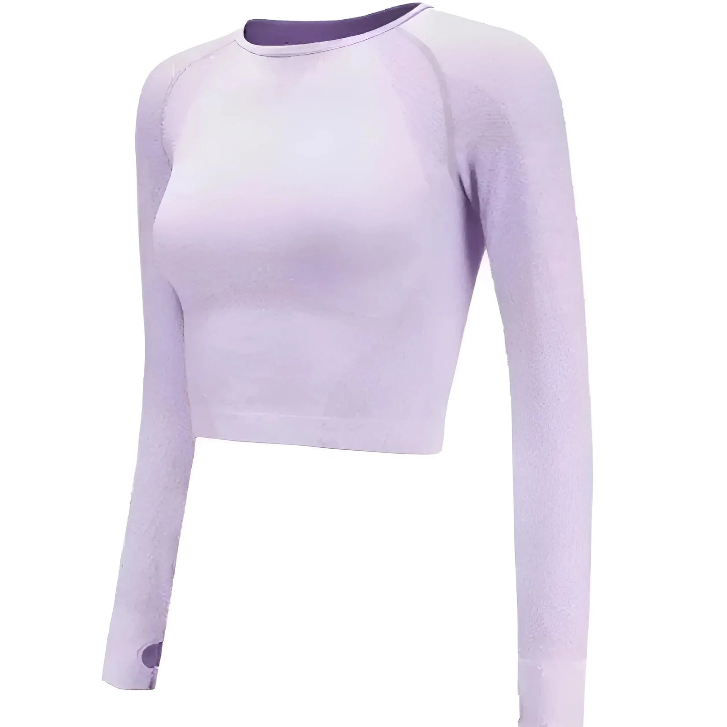 Long Sleeve Sports Top with Thumb Hole