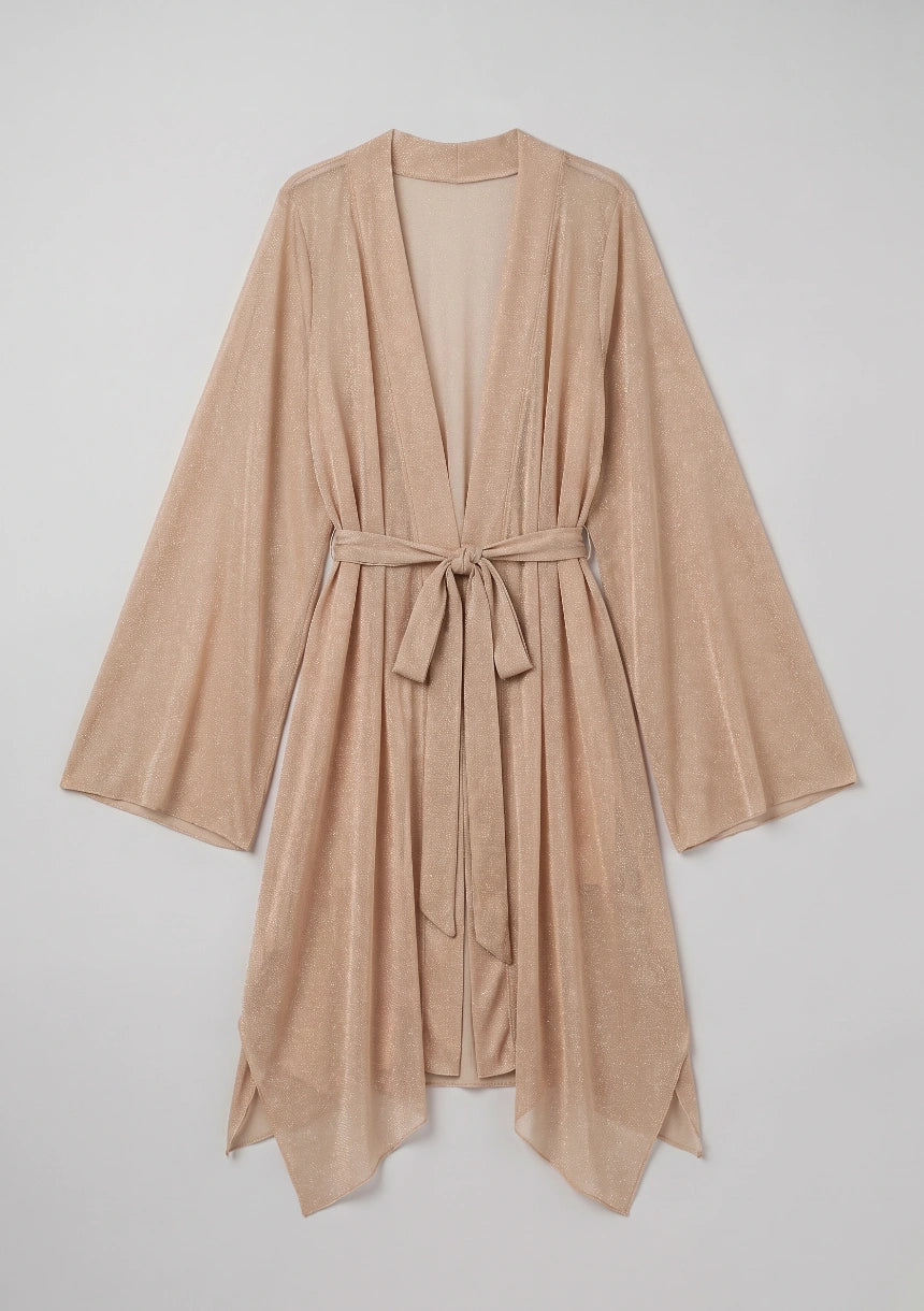 Schimmernder Strand-Kimono