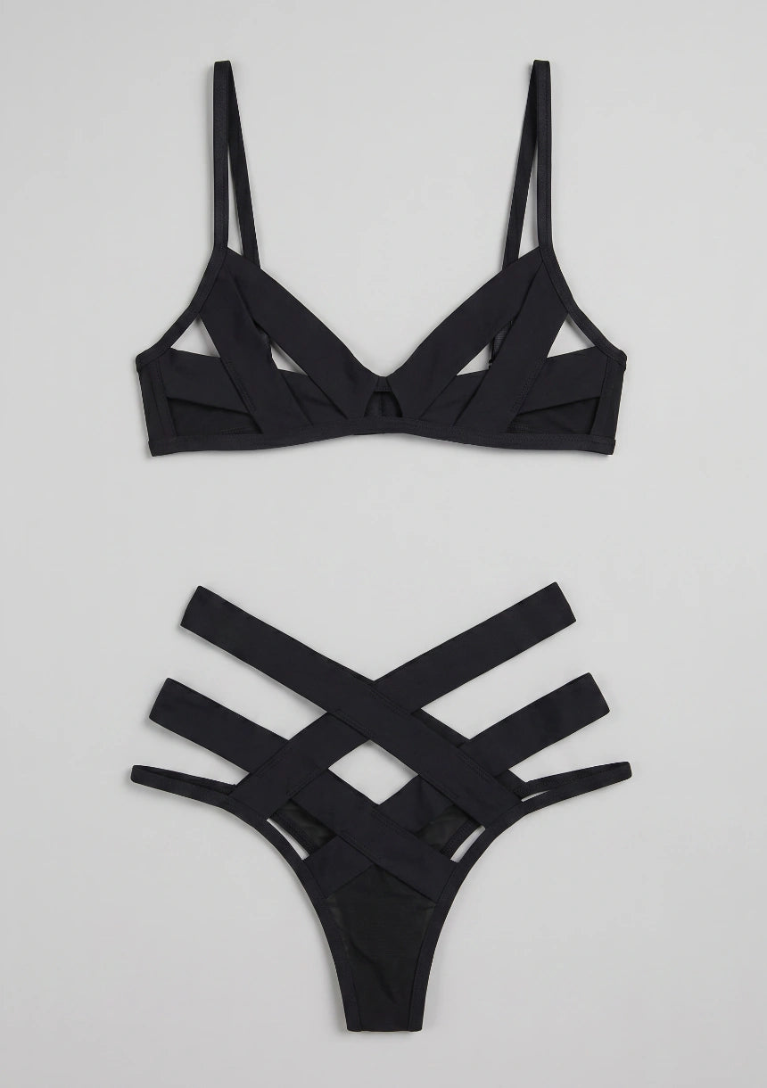 Lingerie-Set mit Trägern