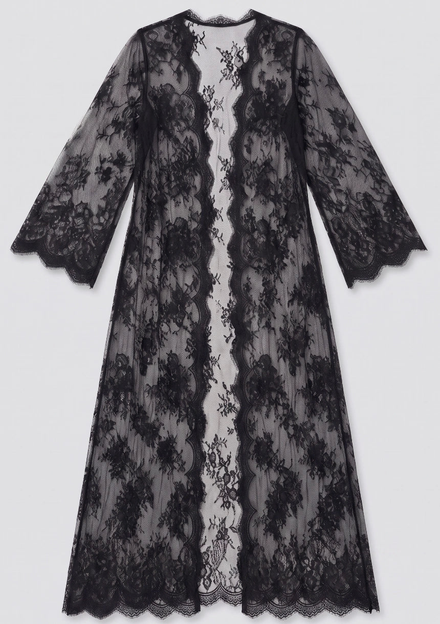 Spitzen Strand-Kimono