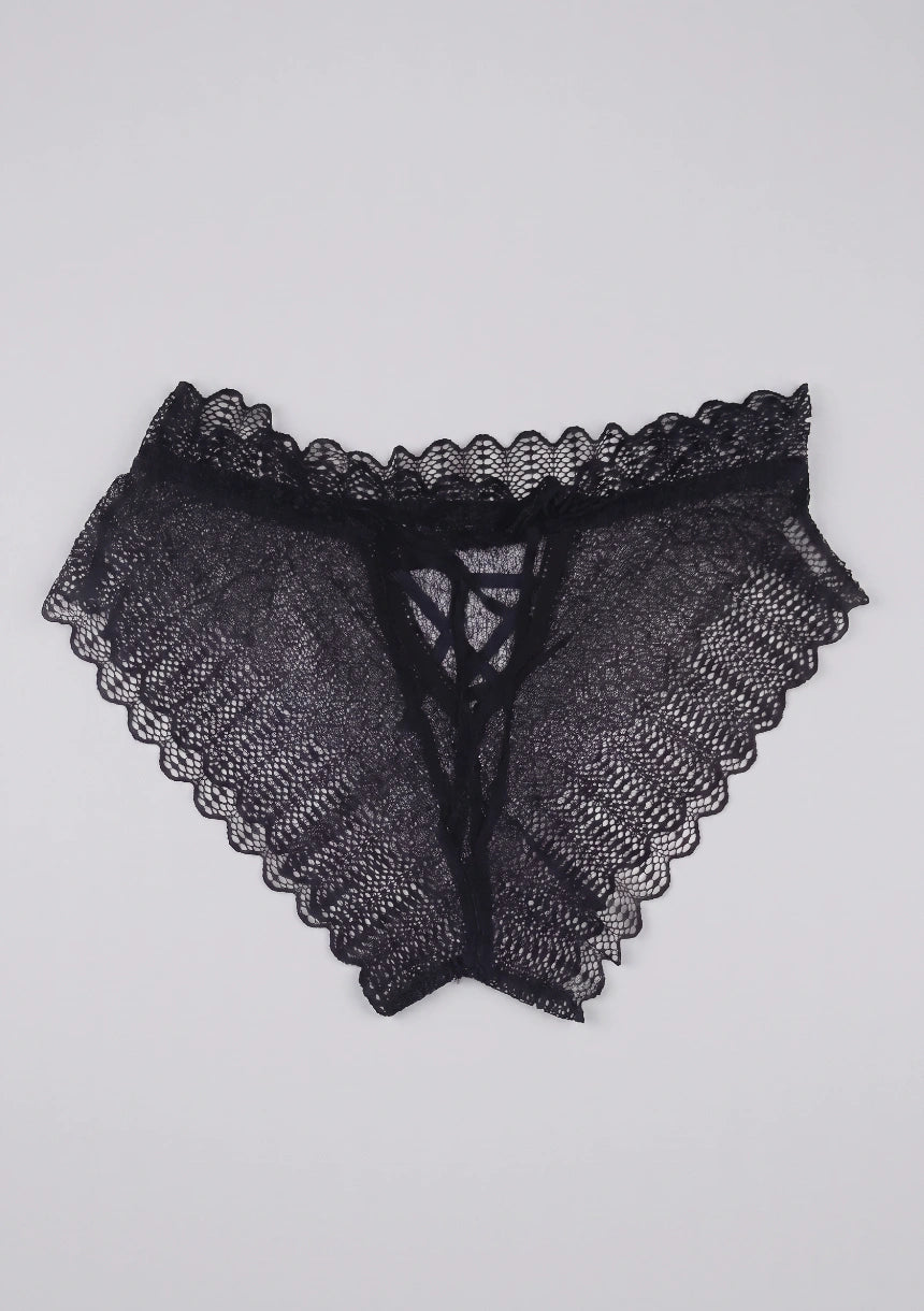 Spitzenunterhosen mit Bändern
