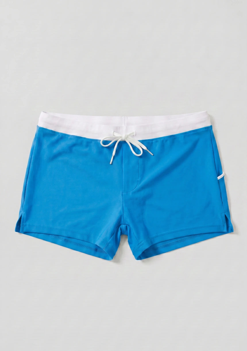 Kurze Schwimmshorts mit Tasche