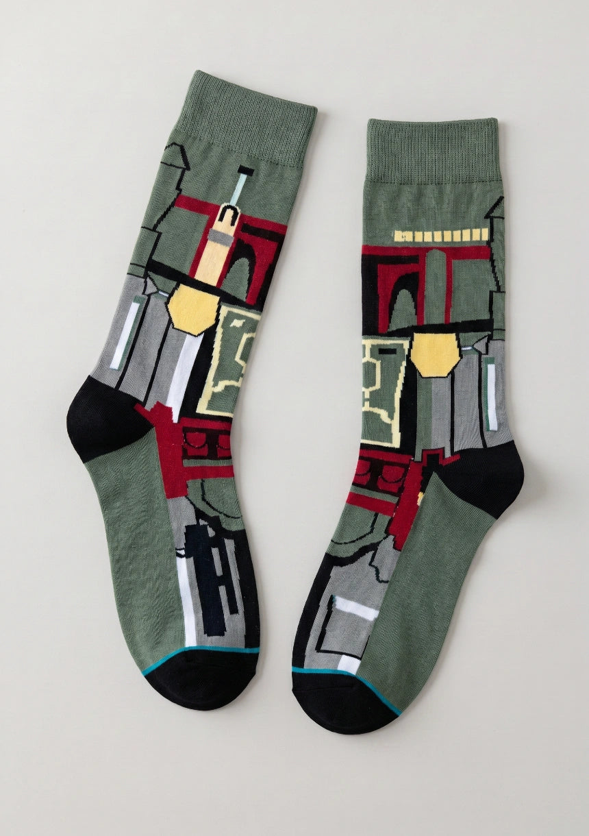 Herren lange Socken mit Star Wars Charakteren