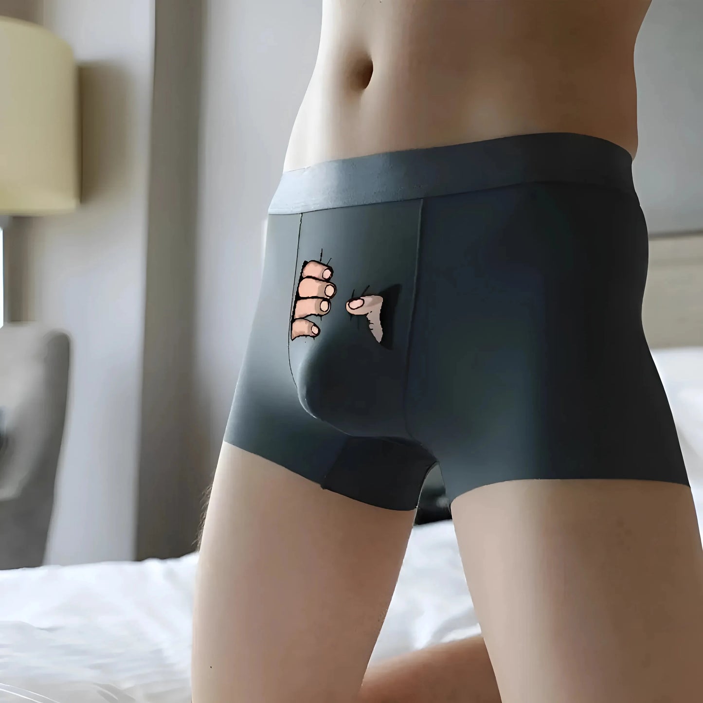 Men's Boxer Shorts with Funny Print
