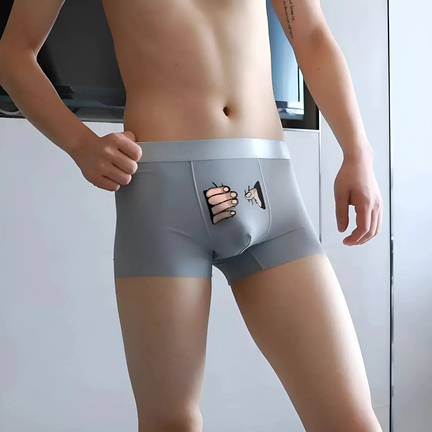 Men's Boxer Shorts with Funny Print