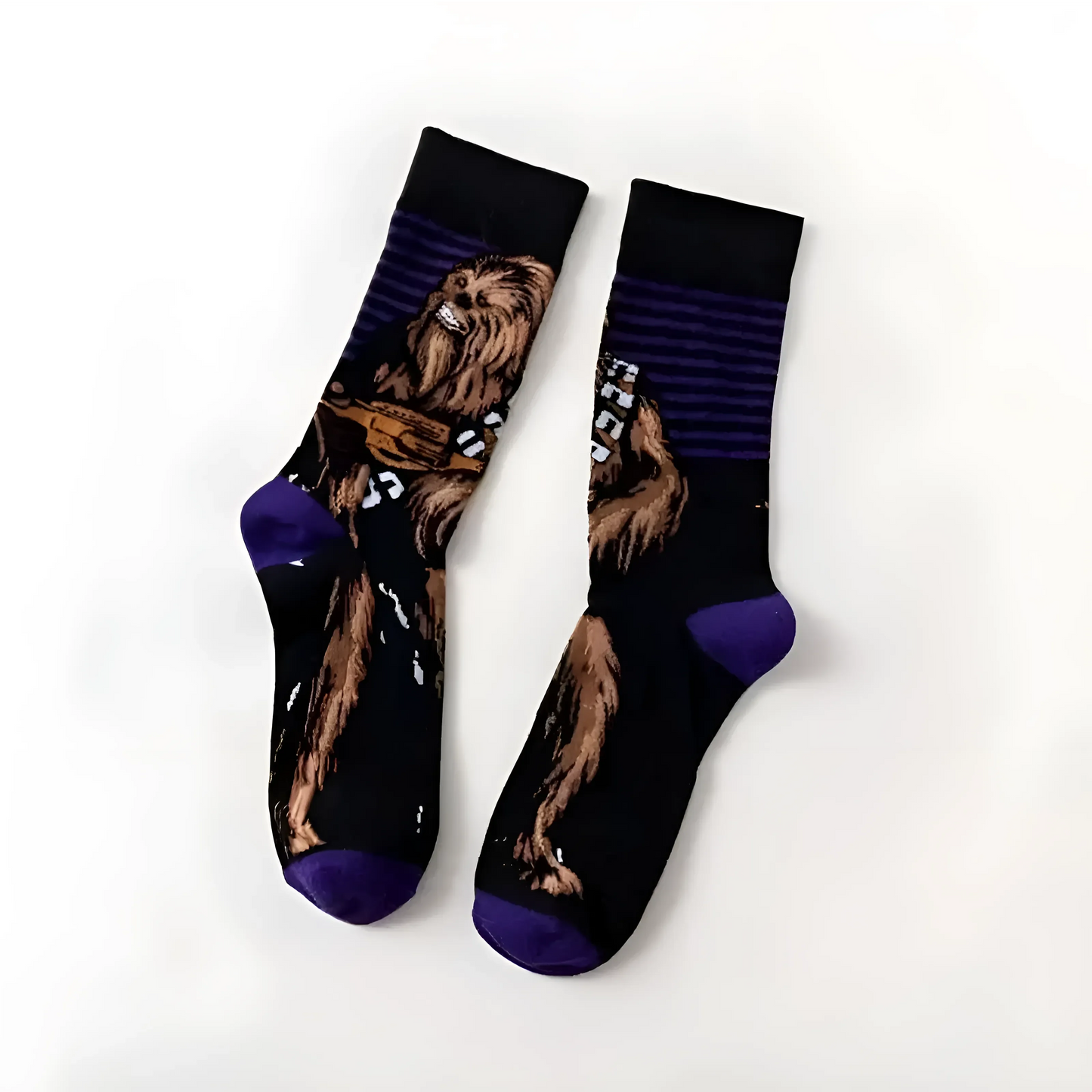 Navy Men's Long Socks featuring Star Wars Characters